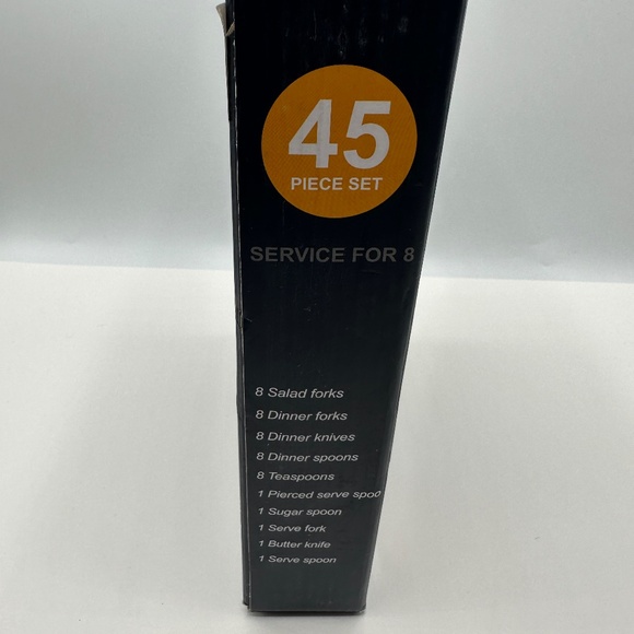 Brightown Silverware Flatware Cutlery Set Stainless Steel 45 Pieces New - Picture 2 of 5